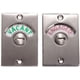 thumbnail image 3 of 2PCS Indicador de cerradura de puerta, Cerradura de baño de inodoro Cerradura de cromo vacante / comprometida Indicando DeadBolt Baño público Inodoro Cerradura de puerta de partición de privacida, 3 of 5