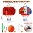 thumbnail image 2 of Mini canasta de baloncesto Sosation, 2 unidades con 4 pelotas, bomba y ganchos, 2 of 7
