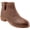 Chestnut, variant on SoftWalk Womens Ramona Leather Chelsea Ankle Boots