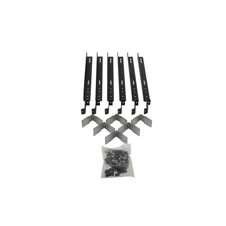 Dee Zee Black Tread - Dee Zee DZ 15316 Bracket Running Boards - Rough Step - fits 2009 - 2019 Chevy/GMC Express/Savana Van