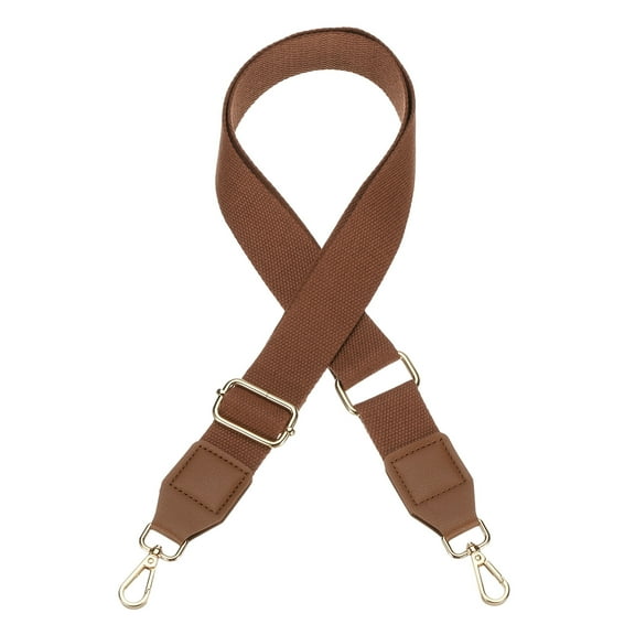 Uxcell Wide Shoulder Purse Strap [1Pcs] - 55 Inch Adjustable Straps Replacement for Handbags Use For Purse & Crossbody Bag & Guitar & Canvas Bag - [Light Brown]