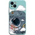 thumbnail image 7 of Compatible with iPhone Case,Cute Cartoon Astronauts Bumper Camera Lens Protection Shockproof Cover Phone Case (Black,iPhone Xs Max), 7 of 7