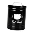 thumbnail image 2 of Contenedor hermético para golosinas de perros, contenedor funcional y resistente para comida de perros, tarro para golosinas de oficina, granja, Negro, 2 of 9