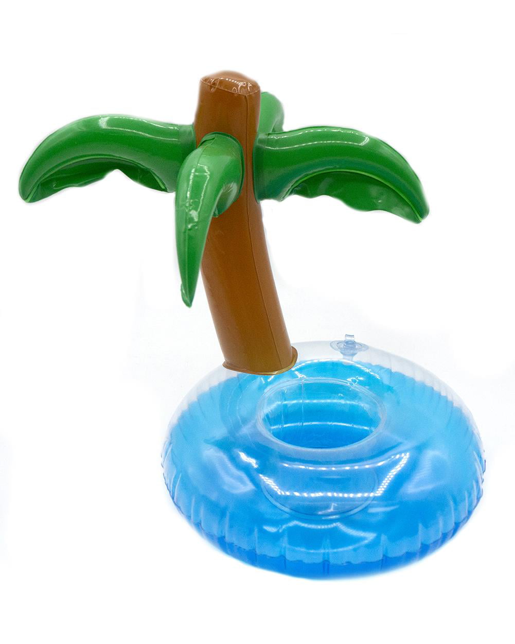 6 PACKS Inflatable Palm Pool Bath Drink Holder