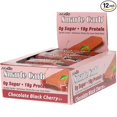 NuGo Nutrition Smarte Carb Sugar Free Bars Chocolate Black Cherry 12