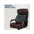 thumbnail image 4 of La-Z-Boy Nova Modern Faux Leather Executive Office Chair in Brown, 4 of 8