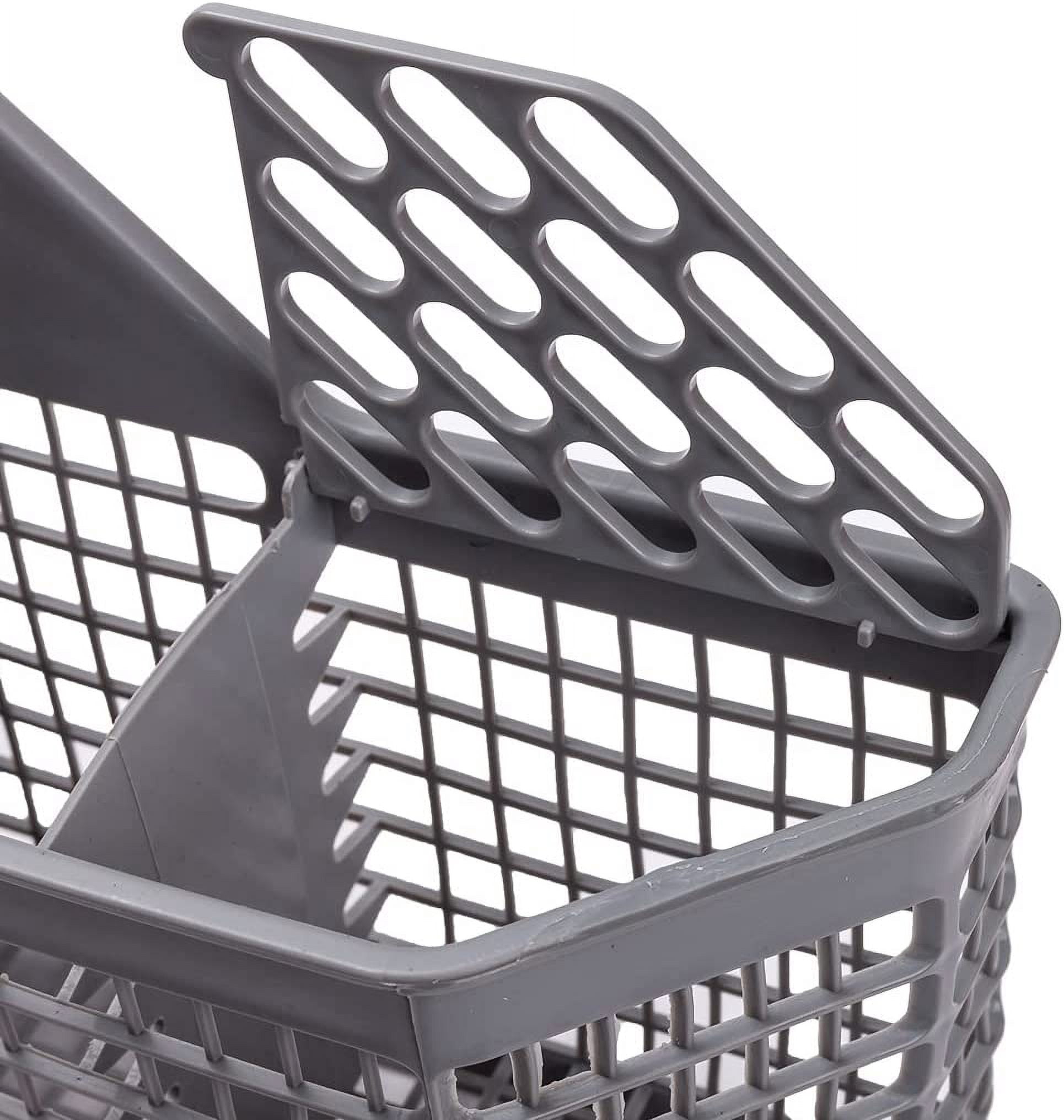 Universal Dishwasher Cutlery Basket Replacement WD28X10128 Dishwasher Utensil Silverware Basket, Compatible with Part No. AH959351, EA959351, PS959351, WD28X10127, WD28X10132