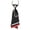 black, variant on Adjustable Double-Layer Beaded Pearl Necktie, Preppy Style Neck Tie for Casual Business Daily Wear