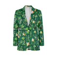 thumbnail image 5 of Uorisanigo Blazer Casual for Men Size 2XL Knit Sports Blazers One Button Blazer Jacket Breathable Suit Jacket Mens St Patrick Day Outfits, St Patrick Shamrock, 5 of 6