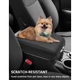 thumbnail image 5 of KBH Center Console Cover for 2013-2020 Infiniti QX60 JX35, Leather Middle Console Cover for Nissan Pathfinder Accessories, Anti-Scratch Armrest Pad Protector, 5 of 7