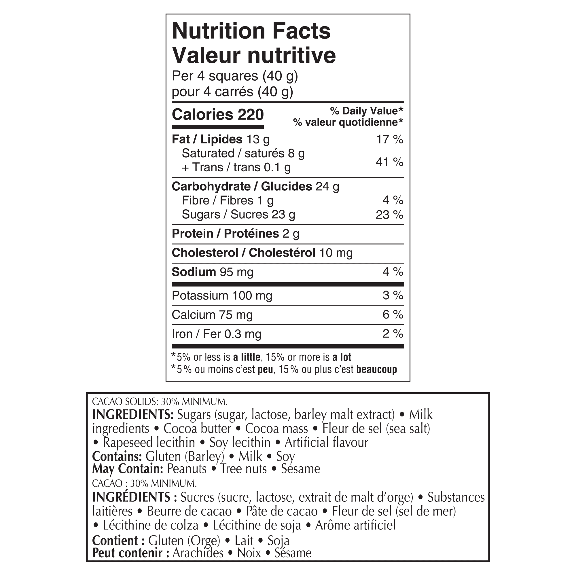 Chocolat au lait Lindt EXCELLENCE Caramel Croquant – Barre (100 g)