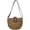 Khaki, variant on Woven Saddle Bag for Women - Versatile Casual Commute Crossbody Straw Bag, Adjustable Strap, 9.1x2.8x7.9 Inches