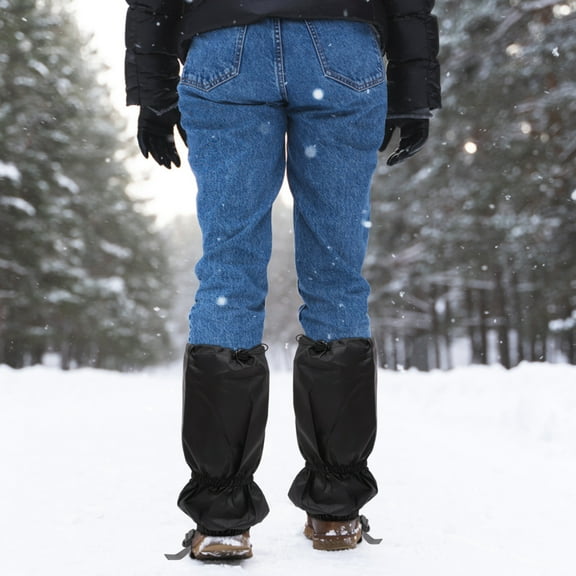 SOPOTUTU 2pcs Outdoor Gaiters for Men and Women, Snow and Dirt Boot Covers