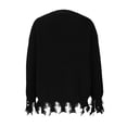 thumbnail image 4 of BangWanChi Christmas Sweater for Women 2024 Women Casual Fashion Pullover Long Sleeve Round Neck Knitted Sweater Tops, 4 of 4