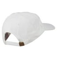 thumbnail image 4 of Celtic Cross Embroidered Washed Cap - White OSFM, 4 of 5