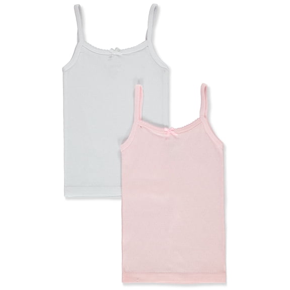 Cookie's Girls' 2-Pack Pointelle Camisoles Color: multi Size: 14 - 16