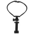 thumbnail image 2 of Raindrops Universal 1 Set Mobile Phone Stand Neck Mount Foldable Hands Free Phone Holder Great for Recording and Cooking Black, 2 of 10