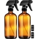 thumbnail image 1 of 2 botellas de spray de vidrio marrón de 500 ml + 2 fundas de baquelita + 2 pistolas cuadradas ordinarias negras Ormromra LRWJ837, 1 of 6