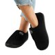 thumbnail image 5 of Zapatos para Casa Hombres Cuero Gamuza Antideslizante Cómodo Cálido Felpa Interior/Exterior Pies Diabéticos Hinchados, 5 of 8