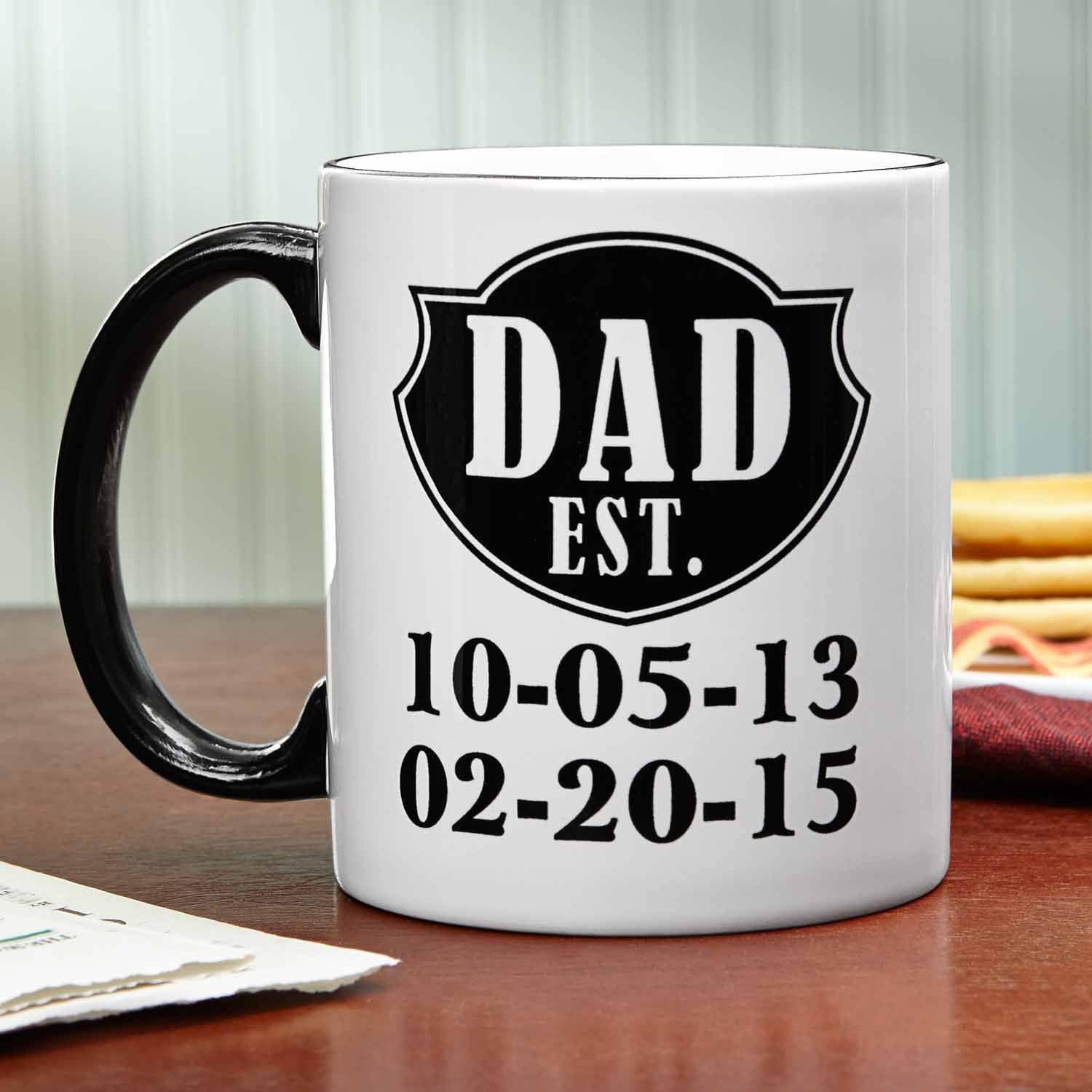 Personalized Established Coffee Mug, 11 oz