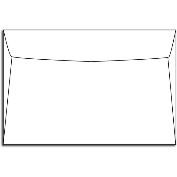 Booklet Envelopes, 6" X 9" White 24 Lb - 1000 Envelopes