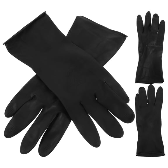 Raindrops 2Pairs Hair Dye Gloves For Salon Use And Home Personal Use Reusable Rubber