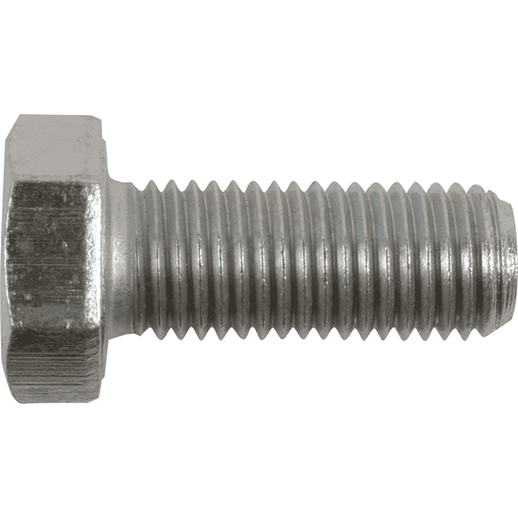 M12-1.75 x 20mm Hex Head Cap Screws, Steel Metric Class 10.9, Zinc Plating (Quantity: 50 pcs) - Coarse Thread Metric, Fully Threaded, 20mm Metric, Thread M12 Metric