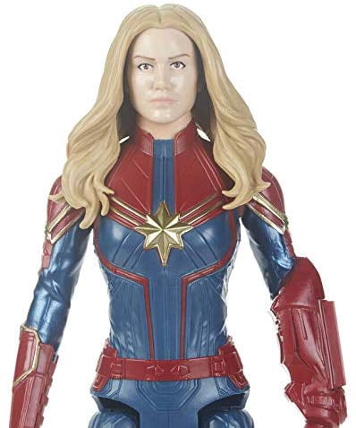 Marvel Titan Heroes 4-Pack 12-inch Captain Marvel Iron Man Star-Lord Black Panther Action Figure Set