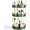 Green, variant on Large Capacity Rotating Makeup Organizer Perfume Stand Holder, 2 Tier Clear | Skincare Storage for Dresser 360° Spinning Bathroom Counter Organizer for Vanity Lazy Susan Turntable