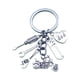thumbnail image 2 of Mini llavero con sierra, destornillador, llave y taladro | Llavero de metal para hombre | Regalo ideal para papás y aficionados al bricolaje, 2 of 5