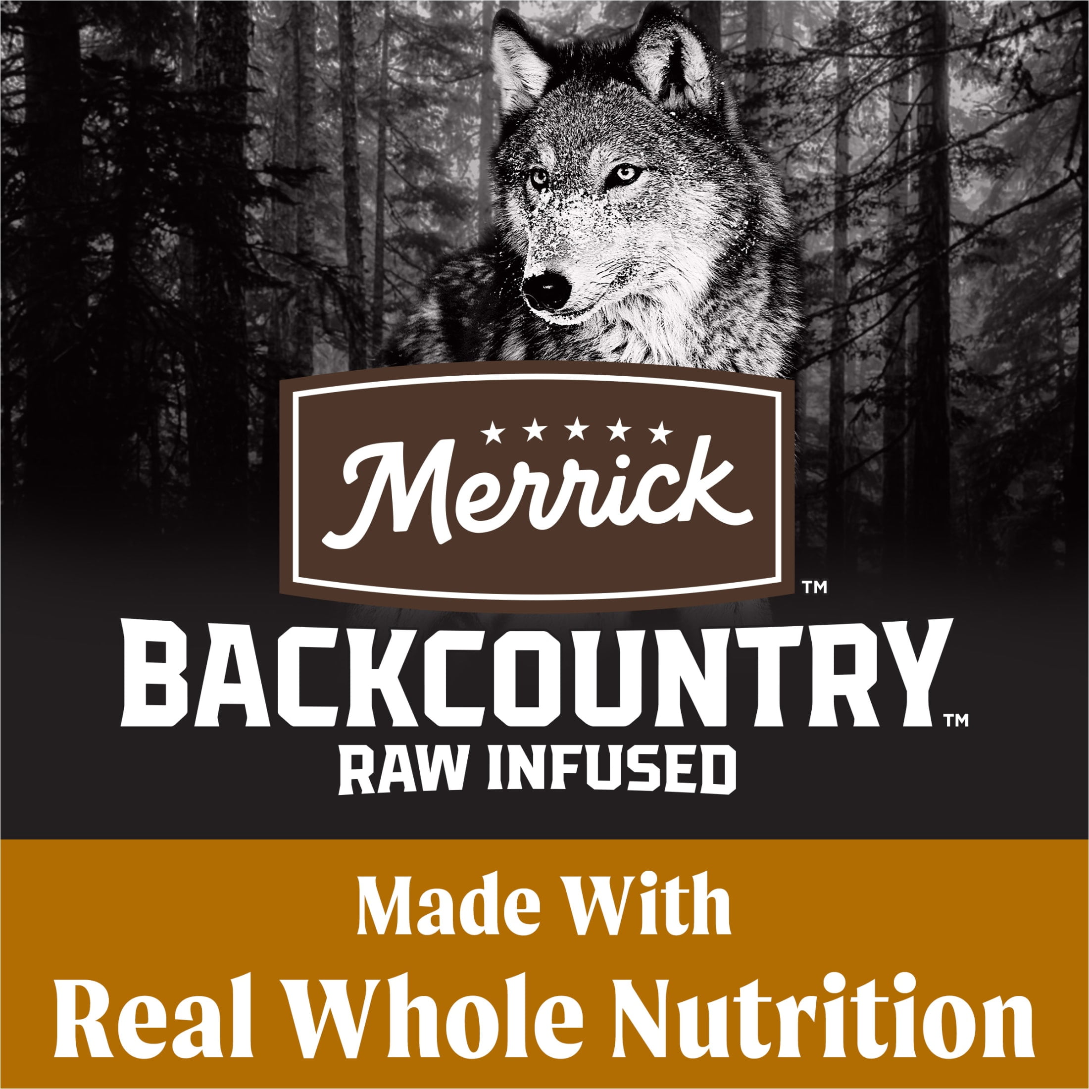 Merrick Backcountry Grain Free Dry Adult Dog Food, Kibble With Freeze Dried Raw Pieces, Big Game Recipe, 20.0 lb. Bag