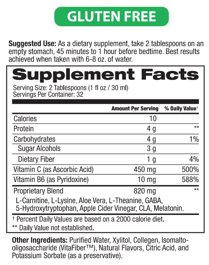 Tropical Oasis Sleep-A-Weigh Plus, Liquid Sleep Multimineral, Blend with L-Carnitine & CLA, Strawberry Mango, 32 fl oz, 32 Servings