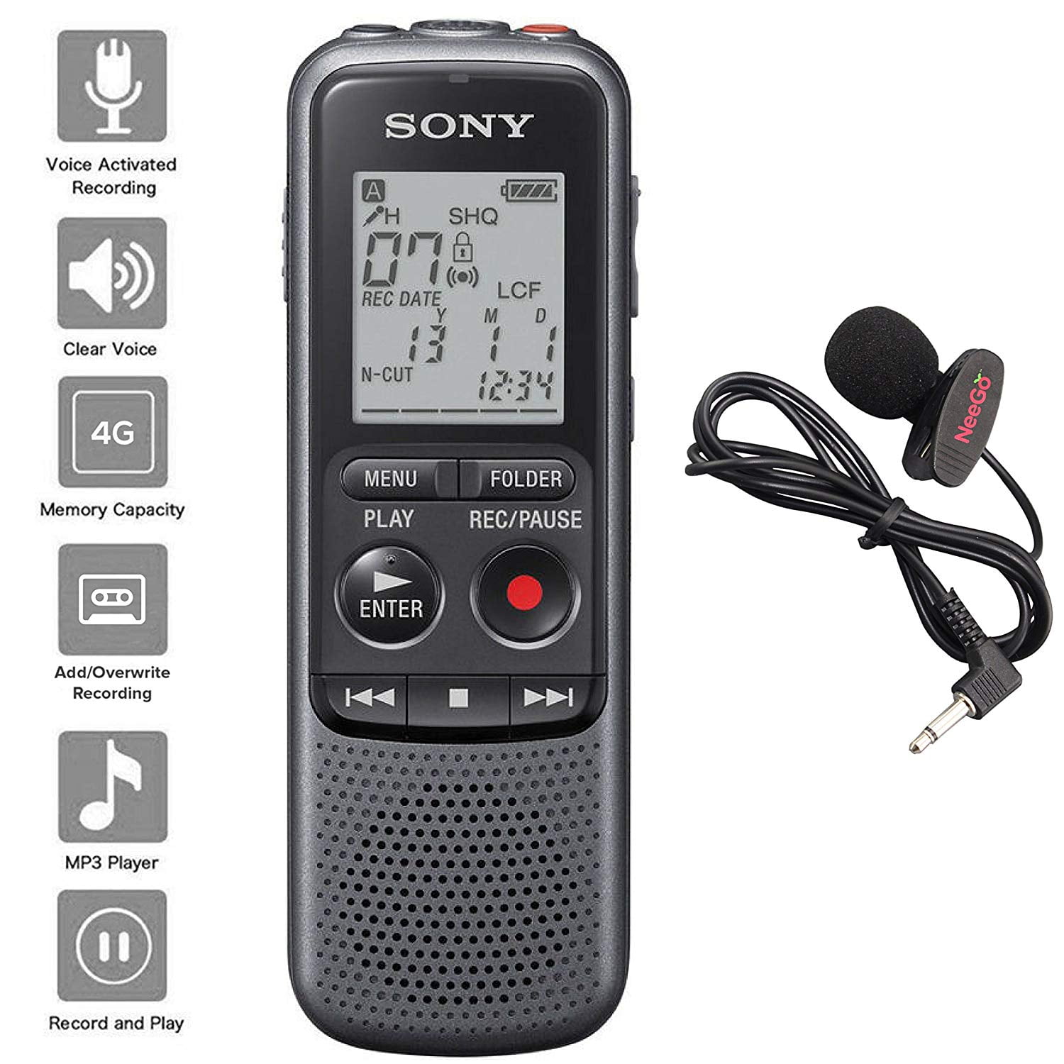 sony digital recorder with usb