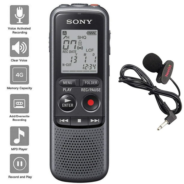 Sony Digital Voice Recorder ICDPX Series, with BuiltIn Mic And USB