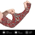 thumbnail image 3 of Picia Snake Arm Sleeves for Men and Women - Tattoo Cover Up UPF 50+ Cooling Sports Sleeve for Basketball Golf Football-One Size, 3 of 8