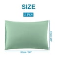thumbnail image 6 of PiccoCasa 2 Packs Microfiber Pillowcases with Envelope Closure, King Spa Blue, 6 of 8
