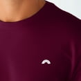 thumbnail image 5 of Dalix Lil Rainbow Cotton Tee Short Sleeve Soft Jersey Shirt Mens in Maroon L Large, 5 of 5