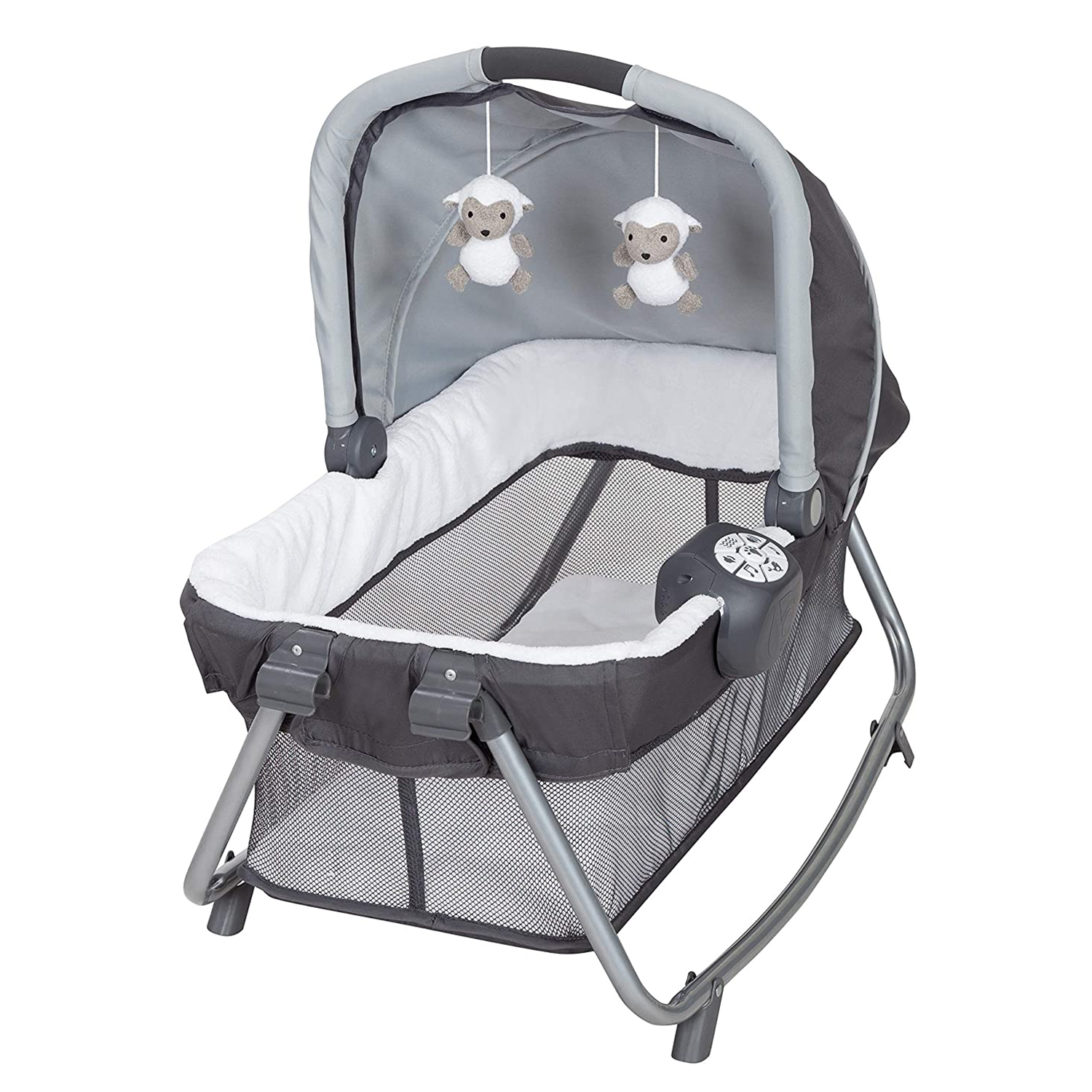 Baby Trend Retreat Nursery Center Playard with Bassinet and Travel Bag - Robin Gray - Gray - image 5 of 11