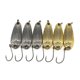 thumbnail image 1 of 6 señuelos de pesca duros Señuelos de cuchara de alta calidad Señuelos de pesca de metal dorado y pl Abanopi Carnada, 1 of 7