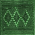 thumbnail image 1 of Ahgly Company Indoor Square Persian Emerald Green Traditional Area Rugs, 7' Square, 1 of 4