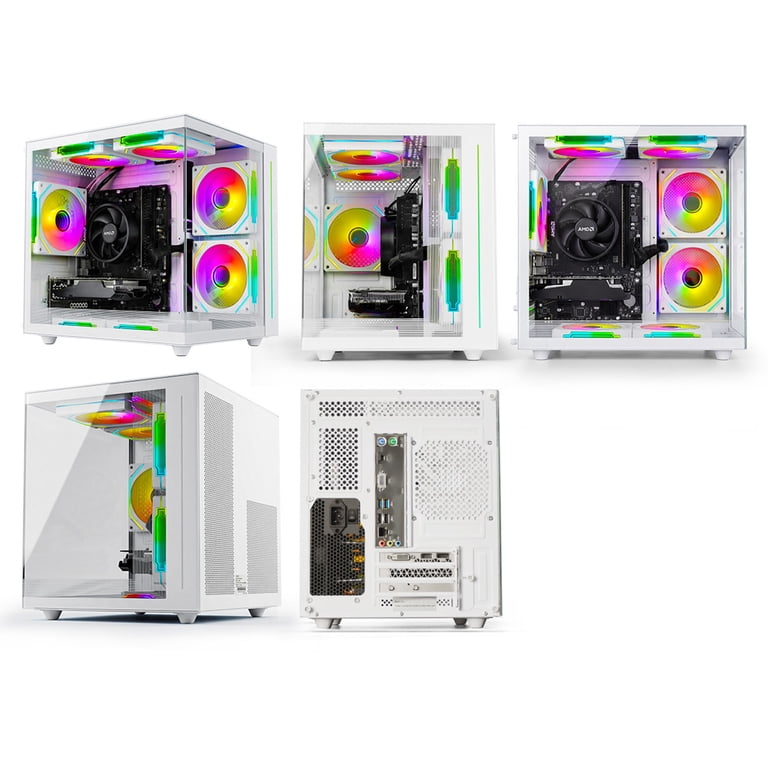 WIWB Gaming Desktop PC, Ryzen 5 3500X, RX560 4G, 16GB RAM, 512GB