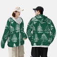 thumbnail image 6 of Daiia Christmas Trees UPF 50+ Sun Protection Hoodie Jacket Lightweight Long Sleeve Sun Shirt for Women Men with Pocket Hiking Outdoor-XX-Large, 6 of 9
