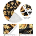 thumbnail image 2 of FMSHPON Halloween PumpkinSkull Xmas Christmas Tree Skirt Stand Mat for Holiday Party Decoration Indoor Outdoor 36 inches, 2 of 6