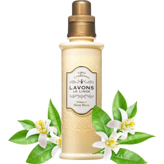 Natural Fabric Conditioner for Sensitive Skin, Plant-Based Laundry Softener for Baby & Pet, Reduces Fabric Wrinkles, Long-Lasting Scent & Odor Control from Japan, SHINY MOON, 20.3 Fl Oz