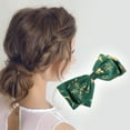 thumbnail image 2 of Unique Bargains 1 Pc Stylish Bows Hair Clips Hairdo Clips Green, 2 of 5