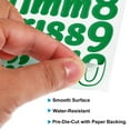 thumbnail image 3 of Uxcell Vinyl Letters Numbers Stickers Kit, Self Adhesive Decals for Mailbox, Sign Dark Green 756 Pieces 6 Sheets, 3 of 6