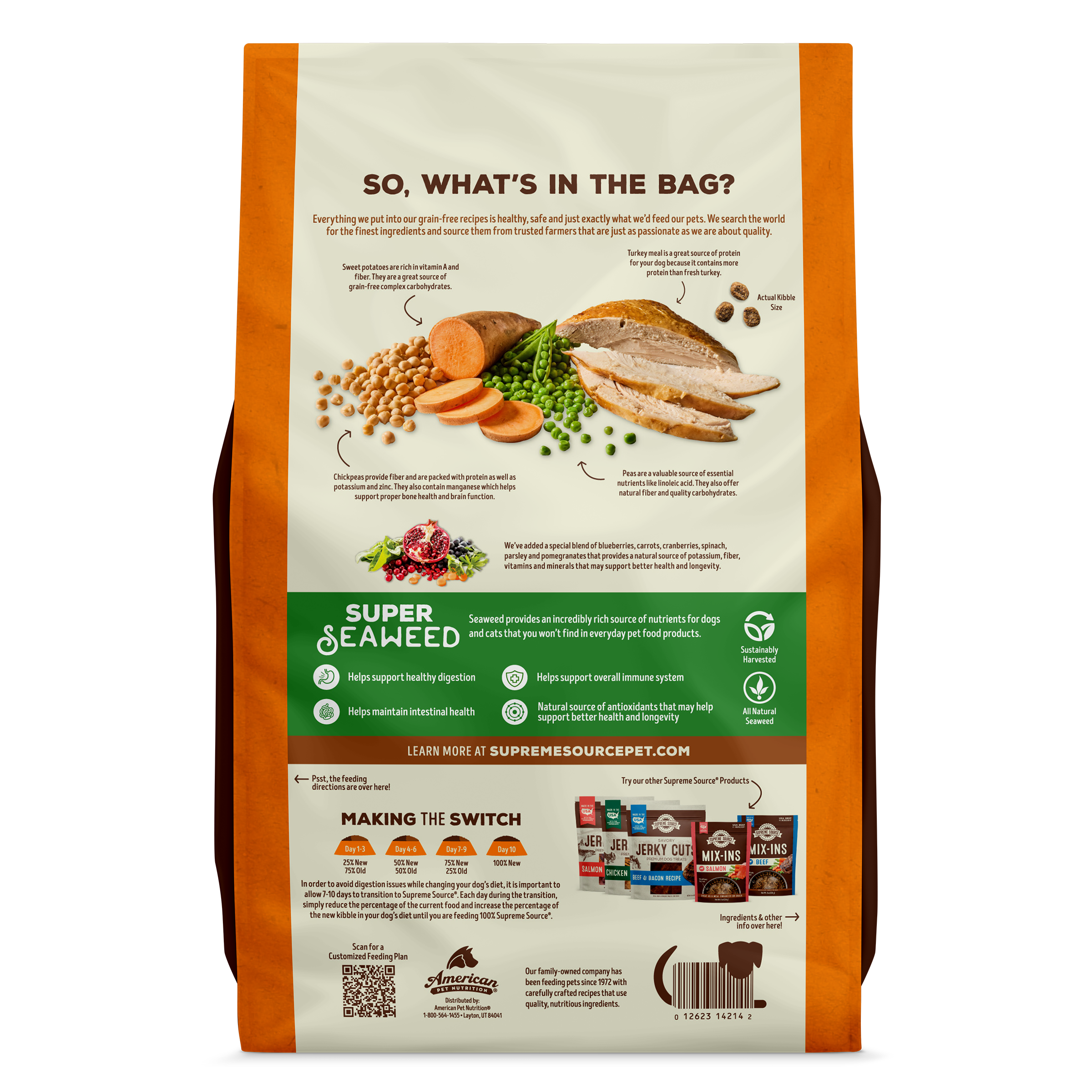 Supreme Source Grain-Free Turkey Meal & Sweet Potato Dog Food photo 2