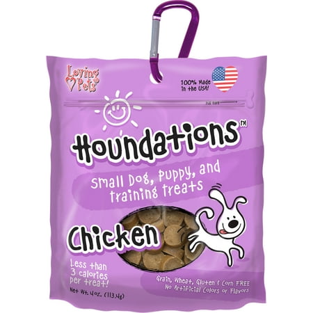 UPC: 0842982081505 | Houndations 4oz Small Dog Puppy & Training Treats – Chicken