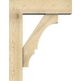 thumbnail image 3 of Ekena Millwork 8"W x 28"D x 36"H Balboa Block Rough Sawn Bracket w/ Offset Brace, Douglas Fir, 3 of 25