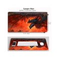 thumbnail image 1 of Dark Fantasy Dragon Mouse Pad: 24x14 Anime Game Desk Pad for MTG, RPG, CCG & More!, 1 of 5
